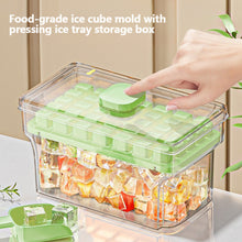 Load image into Gallery viewer, 68/34 Grids Large Capacity Ice Cube Tray Food Grade Easy Press Ice Mould With Lid Storage Home Freezer Accessories