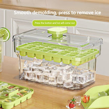Load image into Gallery viewer, 68/34 Grids Large Capacity Ice Cube Tray Food Grade Easy Press Ice Mould With Lid Storage Home Freezer Accessories
