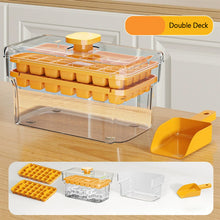 Load image into Gallery viewer, 68/34 Grids Large Capacity Ice Cube Tray Food Grade Easy Press Ice Mould With Lid Storage Home Freezer Accessories