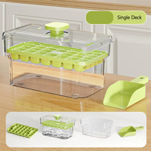 Load image into Gallery viewer, 68/34 Grids Large Capacity Ice Cube Tray Food Grade Easy Press Ice Mould With Lid Storage Home Freezer Accessories