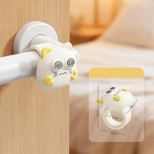 Load image into Gallery viewer, Cartoon Silicone Door Crash Cushion Handle Impact Pad Punch Free Anti Shock Silent Wall Protector Home Bedroom Decoration