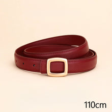 Load image into Gallery viewer, Women Genuine Leather Belt Simple Elegant Style Versatile Black Jeans Belt Daily Fashion Accessories