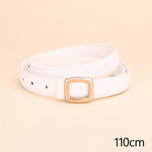 Load image into Gallery viewer, Women Genuine Leather Belt Simple Elegant Style Versatile Black Jeans Belt Daily Fashion Accessories