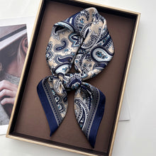 Load image into Gallery viewer, Paisley Cashew Print Women Scarf Silk Feel All Season Versatile Square Headscarf Shawl Body Clothing Accessories