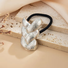 Load image into Gallery viewer, Punk Metal Braid Shaped Elastic Hair Tie Y2K Style Women Headband Fashion Hair Accessories