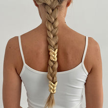 Load image into Gallery viewer, Punk Metal Braid Shaped Elastic Hair Tie Y2K Style Women Headband Fashion Hair Accessories