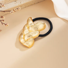Load image into Gallery viewer, Punk Metal Braid Shaped Elastic Hair Tie Y2K Style Women Headband Fashion Hair Accessories