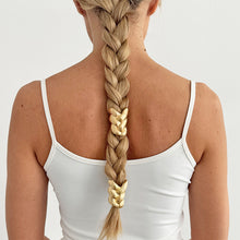 Load image into Gallery viewer, Punk Metal Braid Shaped Elastic Hair Tie Y2K Style Women Headband Fashion Hair Accessories