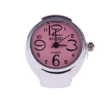 Load image into Gallery viewer, New Creative Fashion Lady Girl Steel Round Elastic Quartz Finger Ring Watch