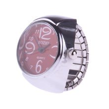 Load image into Gallery viewer, New Creative Fashion Lady Girl Steel Round Elastic Quartz Finger Ring Watch