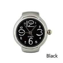 Load image into Gallery viewer, New Creative Fashion Lady Girl Steel Round Elastic Quartz Finger Ring Watch