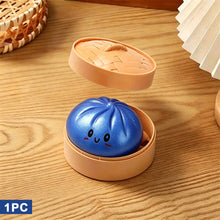 Load image into Gallery viewer, Stress Relief Squeeze Fun Soft Gel Venting Bun With Steaming Basket Hand-Squeeze Soft Gel Squeezing Toy For Adults And Children