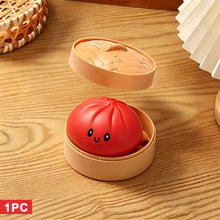 Load image into Gallery viewer, Stress Relief Squeeze Fun Soft Gel Venting Bun With Steaming Basket Hand-Squeeze Soft Gel Squeezing Toy For Adults And Children