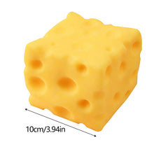Load image into Gallery viewer, Soft 6/7/10cm Cheese Slow Rise Squishy Moldable Stress Relief Toy for Adults & Kids Non-Stick Mochi Fidget Office Desk Anxiety Gadget