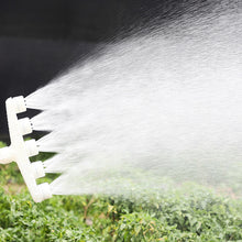 Load image into Gallery viewer, Garden Watering Nozzle Adjustable Spray Pattern Fine Mist Atomizing Sprinkler Head for Garden Farm Lawn Greenhouse Irrigation Hose Attachment