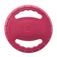 Load image into Gallery viewer, Floating Dog Flying Disc Toy Interactive Pet Flyer Throwing Disc for Outdoor Beach Pool Fetch Durable Easy Grip Steering Wheel Design for Medium Large Dogs