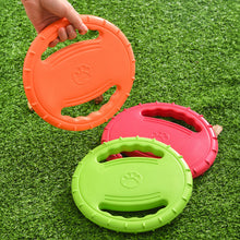 Load image into Gallery viewer, Floating Dog Flying Disc Toy Interactive Pet Flyer Throwing Disc for Outdoor Beach Pool Fetch Durable Easy Grip Steering Wheel Design for Medium Large Dogs