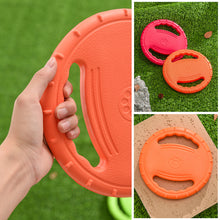 Load image into Gallery viewer, Floating Dog Flying Disc Toy Interactive Pet Flyer Throwing Disc for Outdoor Beach Pool Fetch Durable Easy Grip Steering Wheel Design for Medium Large Dogs