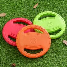 Load image into Gallery viewer, Floating Dog Flying Disc Toy Interactive Pet Flyer Throwing Disc for Outdoor Beach Pool Fetch Durable Easy Grip Steering Wheel Design for Medium Large Dogs