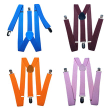 Load image into Gallery viewer, Suspenders For Men Pants Apparel Adult Suspender Man Shirt Dress Women Wedding Party Solid Colors Suit Skirt With Braces Straps