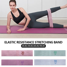 Load image into Gallery viewer, Elasticity Booty Workout Resistance Bands Anti-Slip Squat Expander Bands Portable Glute Thigh Elastic Bands Yoga Gym Equipment