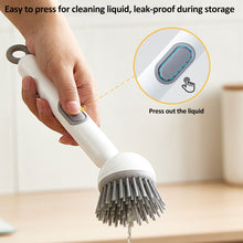 Load image into Gallery viewer, Adjustable Long Handle Dish Brush With Soap Dispenser Multifunctional Kitchen Cleaning Brush For Pot Pan Sink Dishwashing