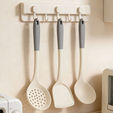 Load image into Gallery viewer, Food Grade Silicone Kitchenware High Temperature Resistant Non-stick Cooking Spatula Soup Spoon Colander with Anti-slip Handle