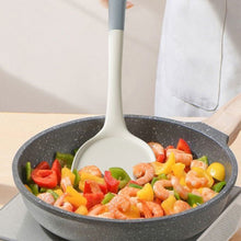 Load image into Gallery viewer, Food Grade Silicone Kitchenware High Temperature Resistant Non-stick Cooking Spatula Soup Spoon Colander with Anti-slip Handle