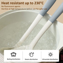 Load image into Gallery viewer, Food Grade Silicone Kitchenware High Temperature Resistant Non-stick Cooking Spatula Soup Spoon Colander with Anti-slip Handle