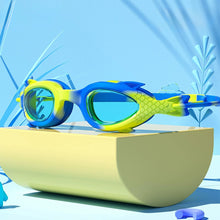 Load image into Gallery viewer, Cute Fish Pattern Kids Swimming Goggles Waterproof Anti Fog Silicone Swimming Glass For Boys Girls Swimming Sullpies