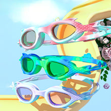 Load image into Gallery viewer, Cute Fish Pattern Kids Swimming Goggles Waterproof Anti Fog Silicone Swimming Glass For Boys Girls Swimming Sullpies