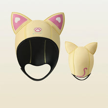 Load image into Gallery viewer, 3mm Neoprene Cat Ears Swimming Cap Diving Hood Waterproof Women Wetsuit Hat For Snorkeling Surfing Water Sports Swimming Supplies