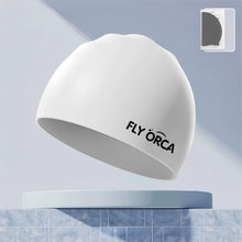 Load image into Gallery viewer, Silicone Waterproof Swimming Cap Solid Color Enlarged Swimming Cap Bathing Caps Beach Swimming Snorkeling Suits Supplies