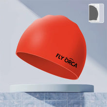 Load image into Gallery viewer, Silicone Waterproof Swimming Cap Solid Color Enlarged Swimming Cap Bathing Caps Beach Swimming Snorkeling Suits Supplies