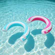 Load image into Gallery viewer, U Shaped Striped PVC Inflatable Swimming Ring Arch Pool Float For Summer Beach Water Party Supplies
