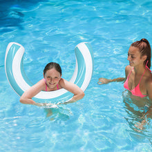 Load image into Gallery viewer, U Shaped Striped PVC Inflatable Swimming Ring Arch Pool Float For Summer Beach Water Party Supplies