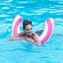 Load image into Gallery viewer, U Shaped Striped PVC Inflatable Swimming Ring Arch Pool Float For Summer Beach Water Party Supplies