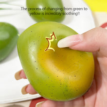 Load image into Gallery viewer, Color Changing Fruit Slow Rebound Squeeze Toy Mango Adult Stress Relief Fidget Toy Decompression Toy