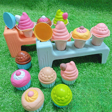 Load image into Gallery viewer, Wheat Straw Ice Cream Kids Beach Toy Set Eco Friendly Play Sand Tools Outdoor Kid Game Toy Gifts