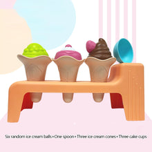 Load image into Gallery viewer, Wheat Straw Ice Cream Kids Beach Toy Set Eco Friendly Play Sand Tools Outdoor Kid Game Toy Gifts