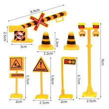 Load image into Gallery viewer, Construction Vehicle Cake Topper Excavator Crane Tractor Cake Decoration For Boys Birthday Baby Shower Party