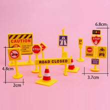Load image into Gallery viewer, Construction Vehicle Cake Topper Excavator Crane Tractor Cake Decoration For Boys Birthday Baby Shower Party