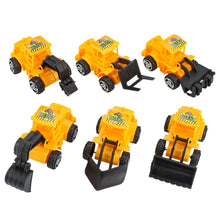 Load image into Gallery viewer, Construction Vehicle Cake Topper Excavator Crane Tractor Cake Decoration For Boys Birthday Baby Shower Party