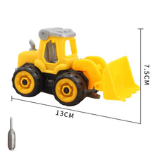 Load image into Gallery viewer, Construction Vehicle Cake Topper Excavator Crane Tractor Cake Decoration For Boys Birthday Baby Shower Party