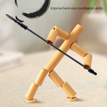 Load image into Gallery viewer, Bamboo Man Two Four Player Battle Toy Desktop Interactive Parent Child Educational Game Party Game