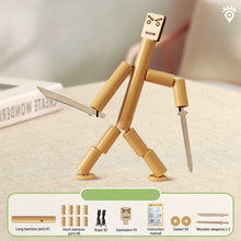 Load image into Gallery viewer, Bamboo Man Two Four Player Battle Toy Desktop Interactive Parent Child Educational Game Party Game