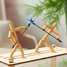 Load image into Gallery viewer, Bamboo Man Two Four Player Battle Toy Desktop Interactive Parent Child Educational Game Party Game