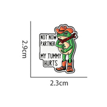 Load image into Gallery viewer, Animal Alloy Pin Humorous Quote Brooch Lapel Badge Fashion Clothing Jewelry Accessories Friend Gift