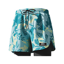 Load image into Gallery viewer, Adult Flat-Leg Quick-Dry Swim Trunks Breathable and Anti-Exposure Double-Layer Shorts Beach Swimming Gear