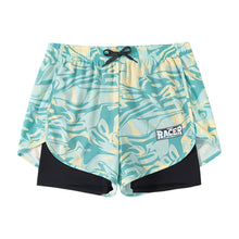 Load image into Gallery viewer, Adult Flat-Leg Quick-Dry Swim Trunks Breathable and Anti-Exposure Double-Layer Shorts Beach Swimming Gear